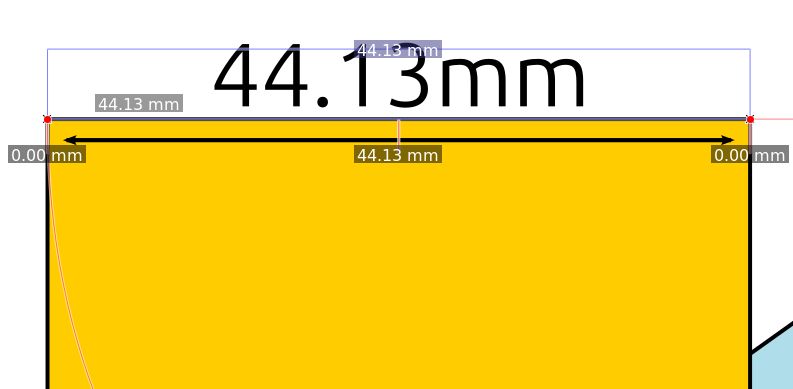 Merkitse mitat: mittatyökalun kanssa