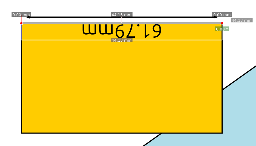 Merkitse mitat: yläsalaisin