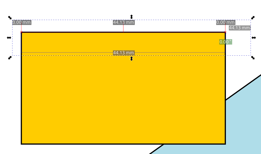 Mittajana muunnettuna piirto-objektien ryhmäksi