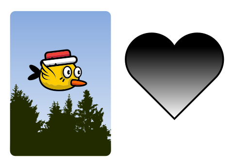 Kuva, johon maskia käytetään, ja maskina toimiva polku