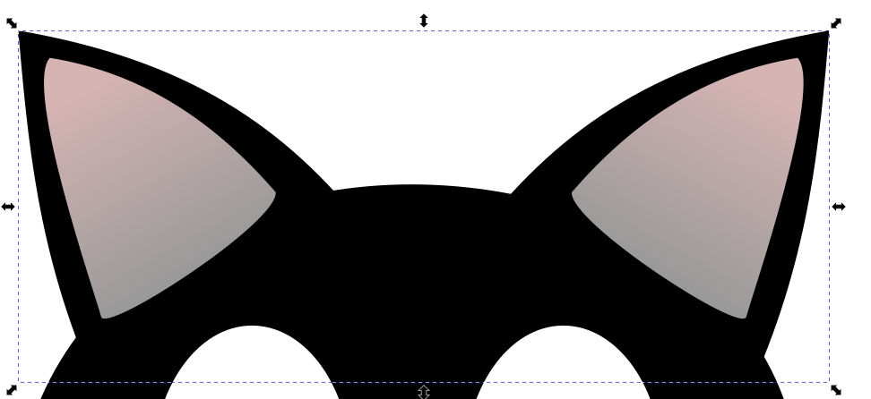 Kaksi korvaa ryhmiteltyinä yhteen