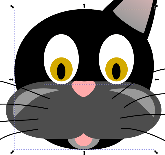 Kaksi silmää ja pää valittuina