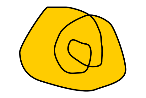 Leikkaava polku nollasta poikkeavalla täyttösäännöllä