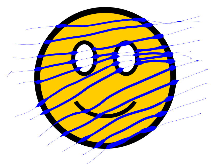 Kalligrafiatyökalu jäljitysasetuksella