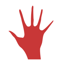 Punainen käsi supistettu