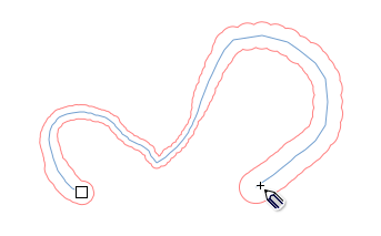 Piirtäminen kynällä paineentunnistuksen kanssa