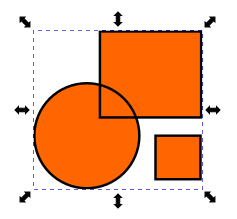 Kohteet yhdistetty yhdeksi poluksi