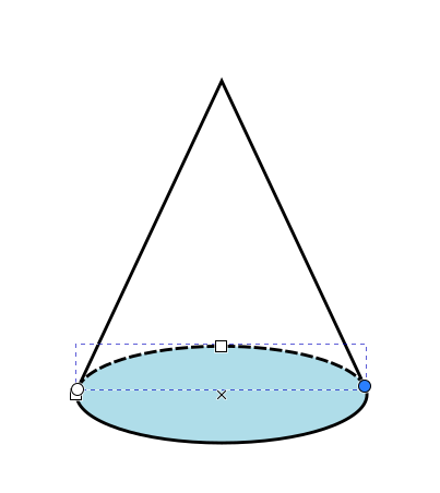 Yhdistetään pohjan takareuna katkoviivana
