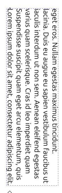 Teksti ylhäältä alas, vasemmalta oikealle